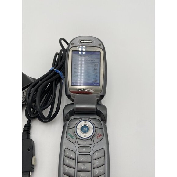Verizon LG Flip Phone cell phone with charger - Picture 3 of 6